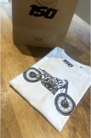 TEE-SHIRT UNISEXE "CAFE RACER 150" BLACK