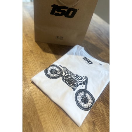 TEE-SHIRT UNISEXE "CAFE RACER 150" BLACK