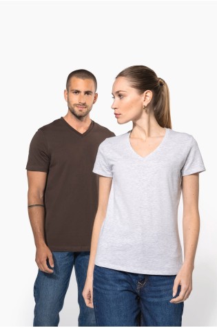 Tee-Shirt Col V Femme personnalisable | 150 Cover