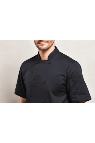 Veste de cuisine manches courtes