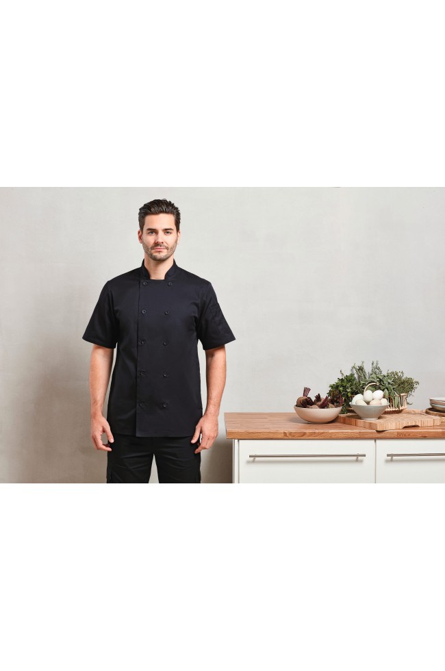 Veste de cuisine manches courtes