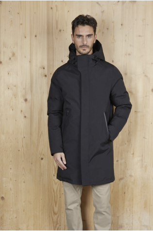 Manteau long à manches longues idéal pour l'hiver