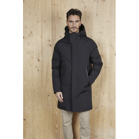 Manteau long à manches longues idéal pour l'hiver