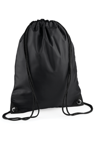 Sac à dos cordelettes Premium personnalisable noir
