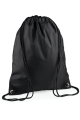 Sac à dos cordelettes Premium personnalisable noir