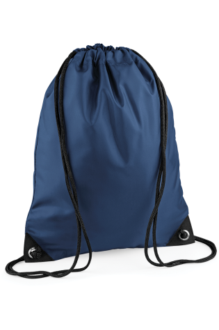 Sac à dos cordelettes Premium personnalisable bleu marine