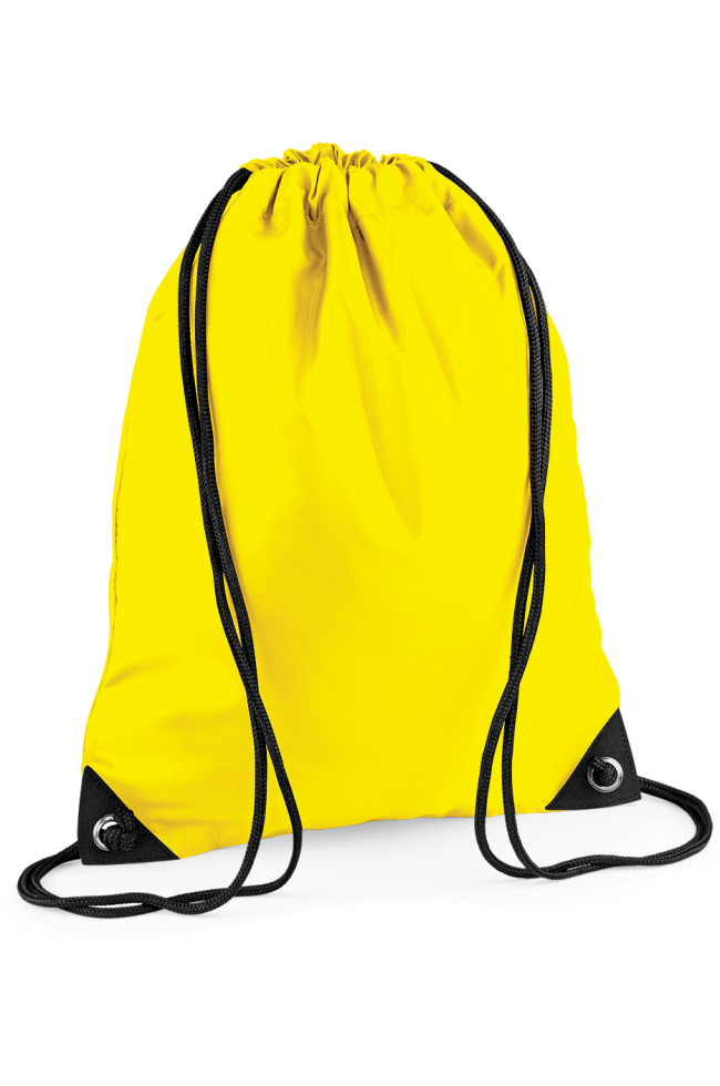 Sac à dos cordelettes jaune