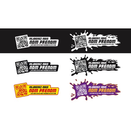 6 Stickers Réseaux Sociaux personnalisable | 150 Cover