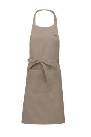 Tablier en coton beige