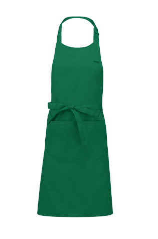Tablier en coton vert