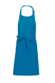Tablier en coton pour cuisinier bleu