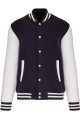 Veste Molleton Teddy Enfant noire et blanche