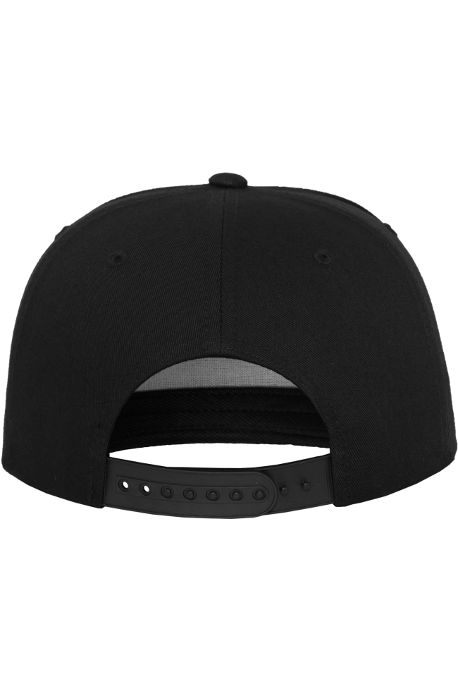 casquette Flexfit Classic 5 Panel Snapback noir