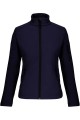 Veste Softshell kariban pour Femme bleu marine