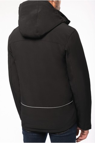 Parka softshell doublée capuche homme personnalisable | 150 Cover