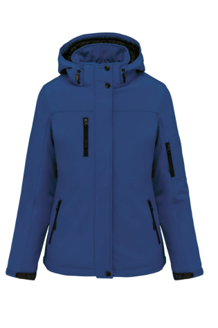 Parka softshell doublée capuche personnalisable | 150 Cover
