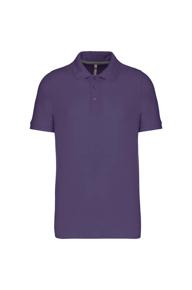 polo violet homme