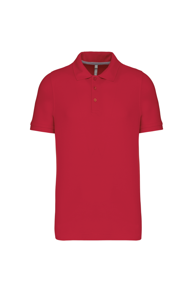 polo rouge homme