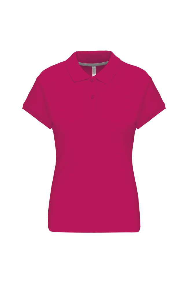 polo femme fushia