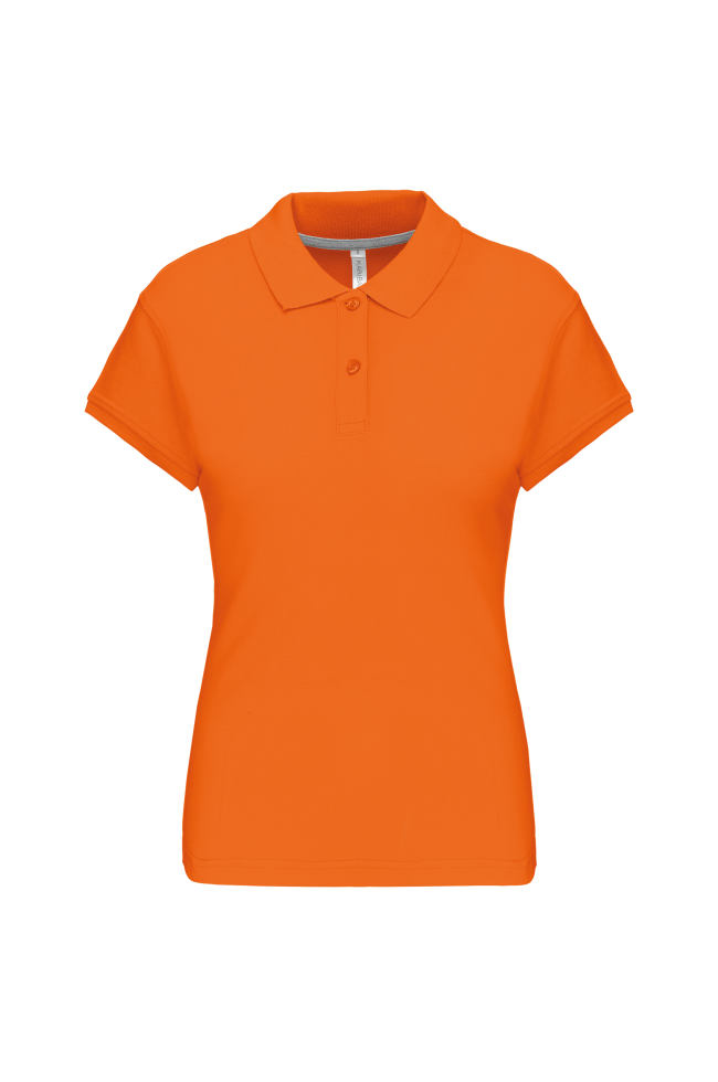 polo femme orange