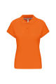 polo femme orange