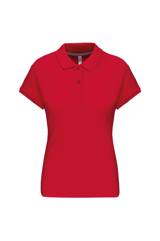polo femme rouge