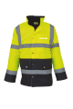 manteau de sécurité jaune fluo