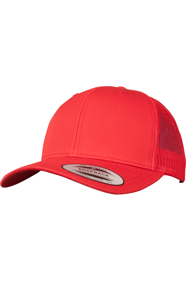 Casquette Retro Trucker Rouge