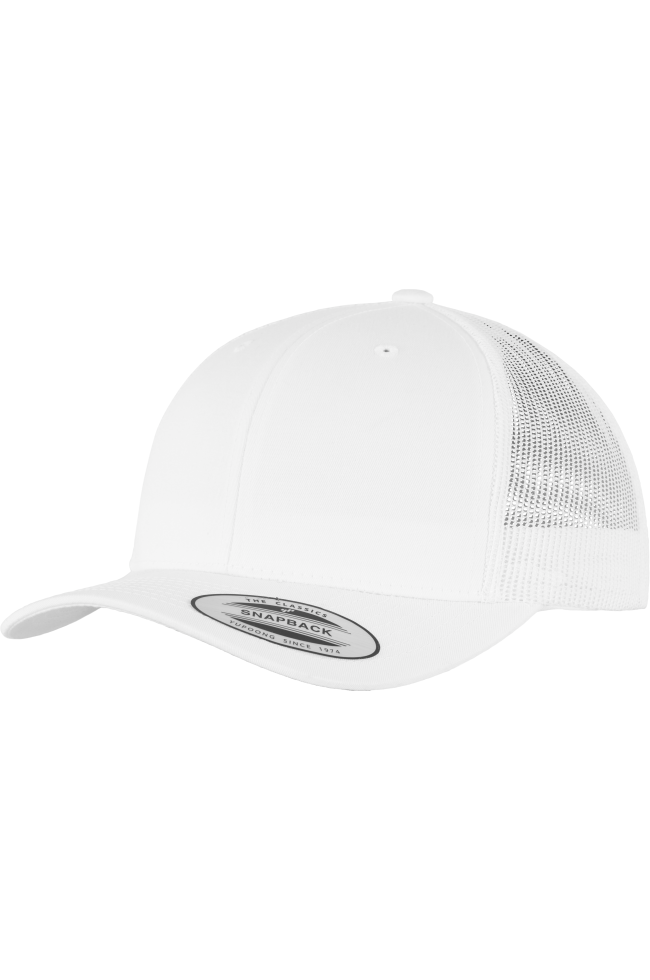 Casquette Retro Trucker blanche
