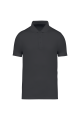 Polo écoresponsable homme gris foncé