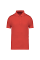 Polo écoresponsable homme paprika