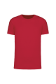 tee shirt homme rouge en coton bio